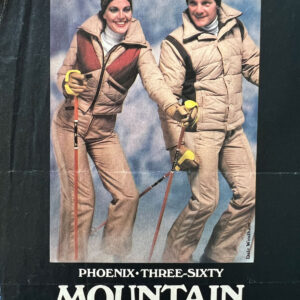 Debra Vallentyne in a skiing magazine ad