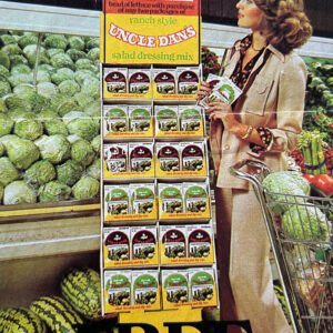 Debra Vallentyne in a grocery store ad