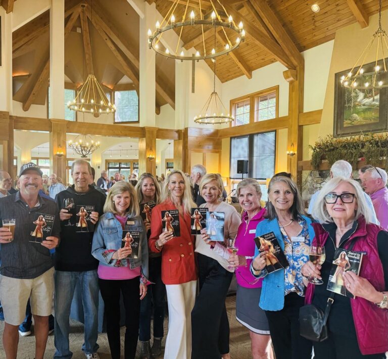 Group of people at a book signing